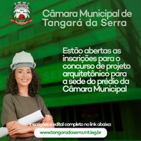 Câmara Municipal abre concurso de projeto arquitetônico para reforma do prédio