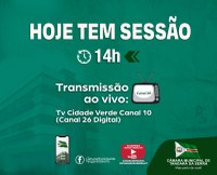 Câmara realiza 28ª Sessão Ordinária, nesta terça (12), com 12 projetos em votação