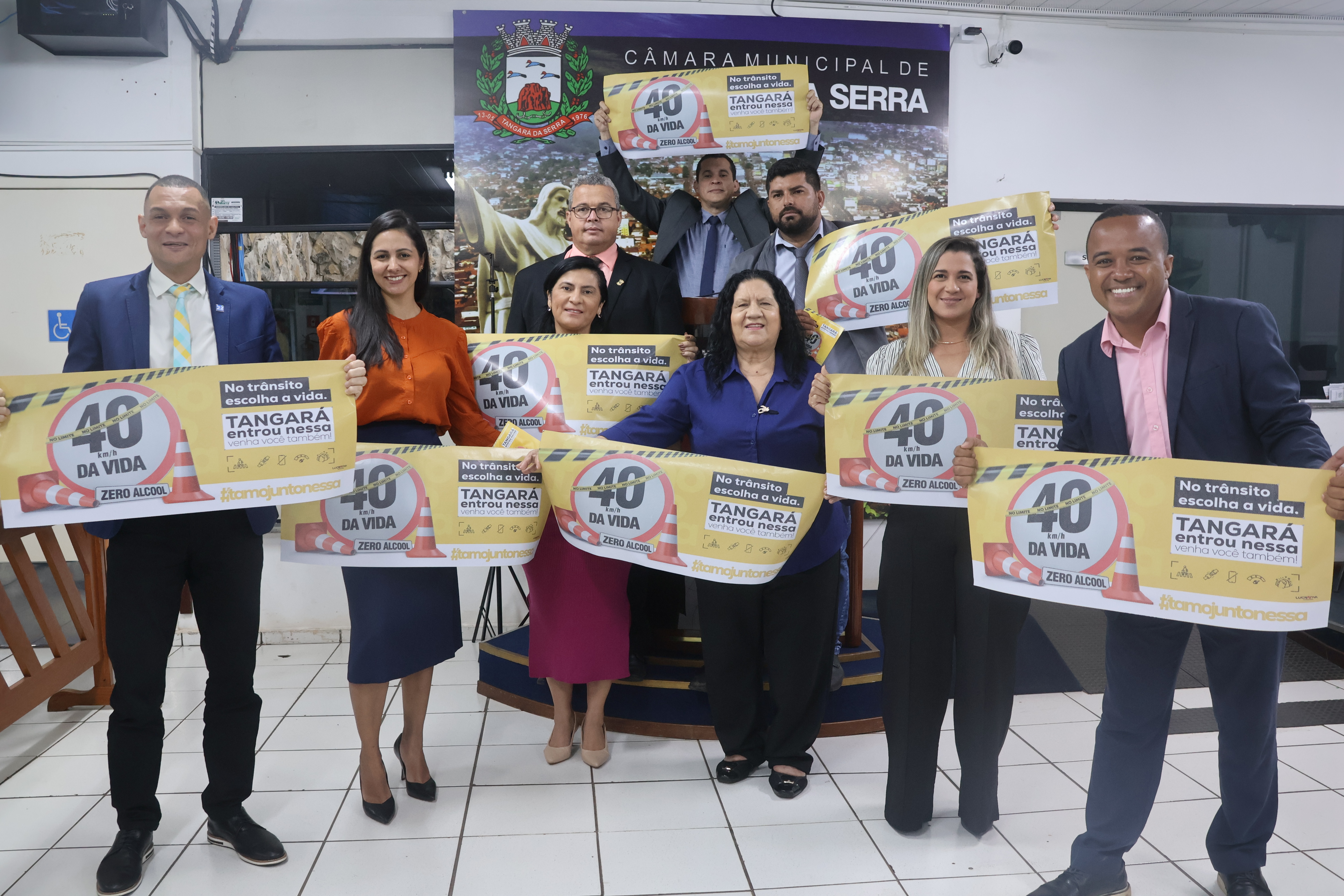 Câmara apoia campanha de conscientização no trânsito promovida por entidades locais