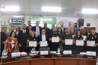 Equipe da DERF é homenageada com moção de aplausos pelos serviços prestados à segurança pública