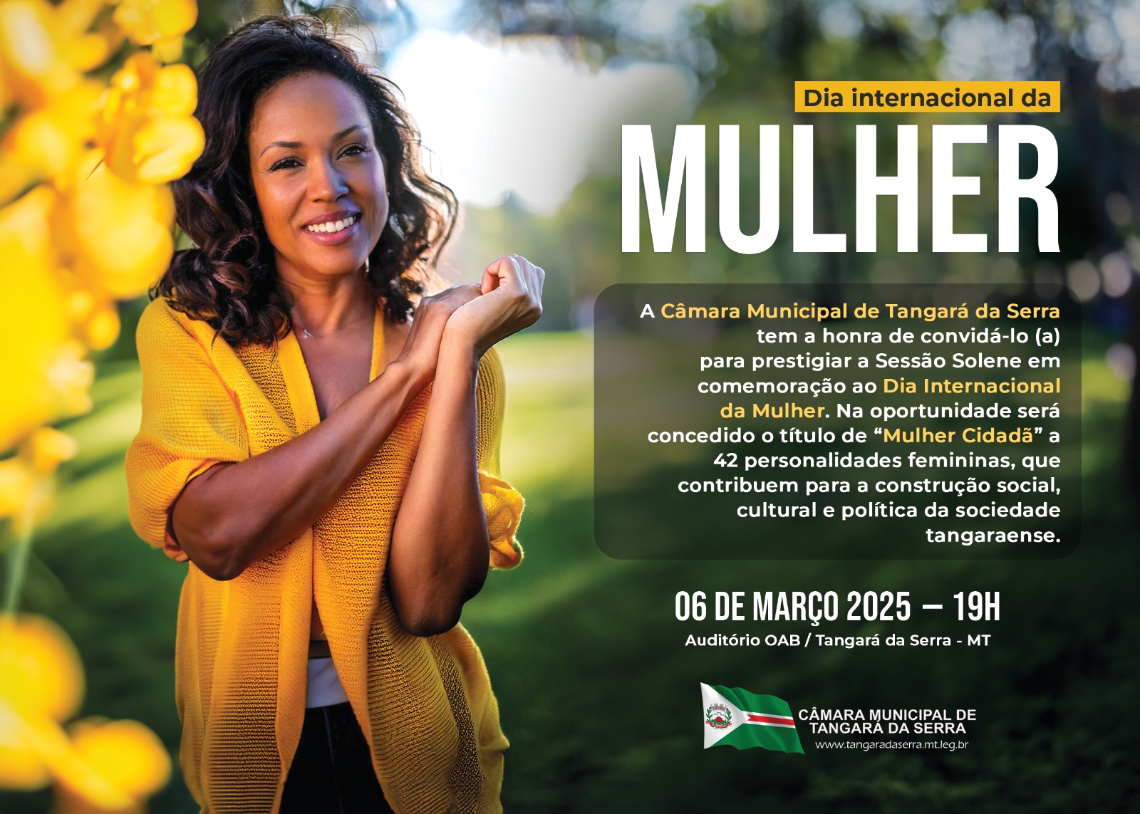 Sessão Solene em comemoração ao Dia Internacional da Mulher é aprovada 