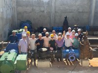 Vereadores participam de visita técnica à obra da adutora do Rio Sepotuba 