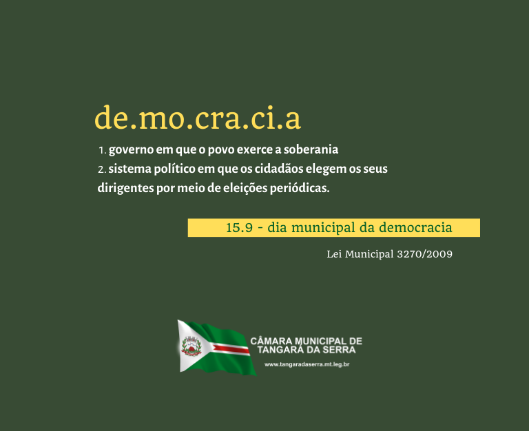 Dia Municipal da Democracia