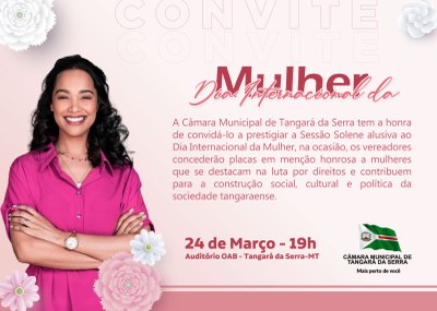 Sessão Solene Dia da Mulher 2023