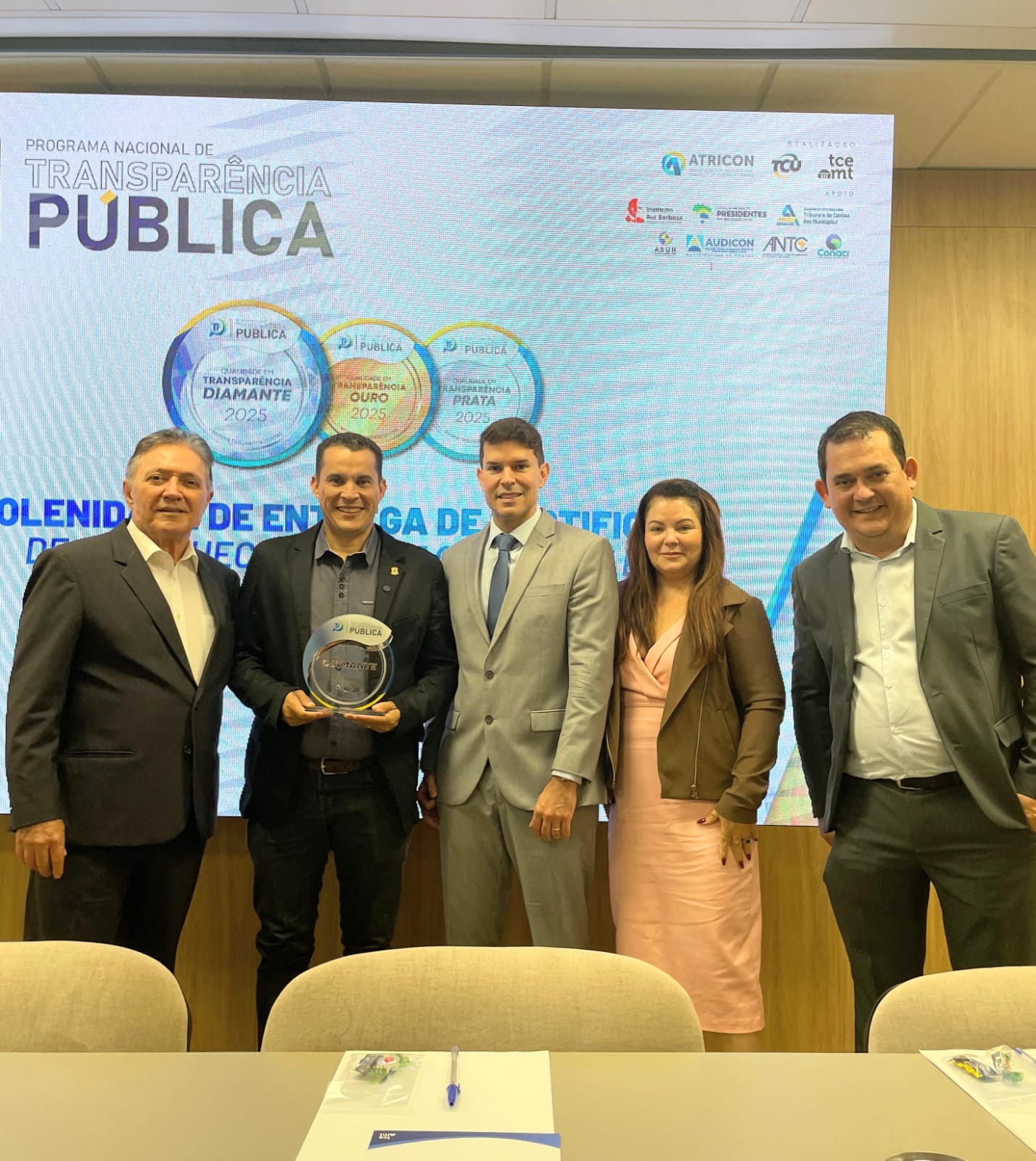 Câmara conquista Selo Diamante, patamar máximo em transparência pública