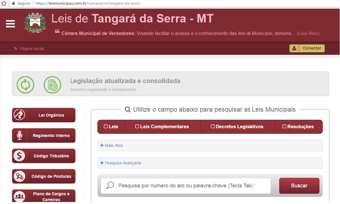 Câmara facilita acesso a leis municipais com ferramenta de busca