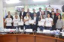 Câmara homenageia equipe de Futsal Feminino com Moção de Aplausos Câmara homenageia equipe de Futsal Feminino com Moção de Aplausos