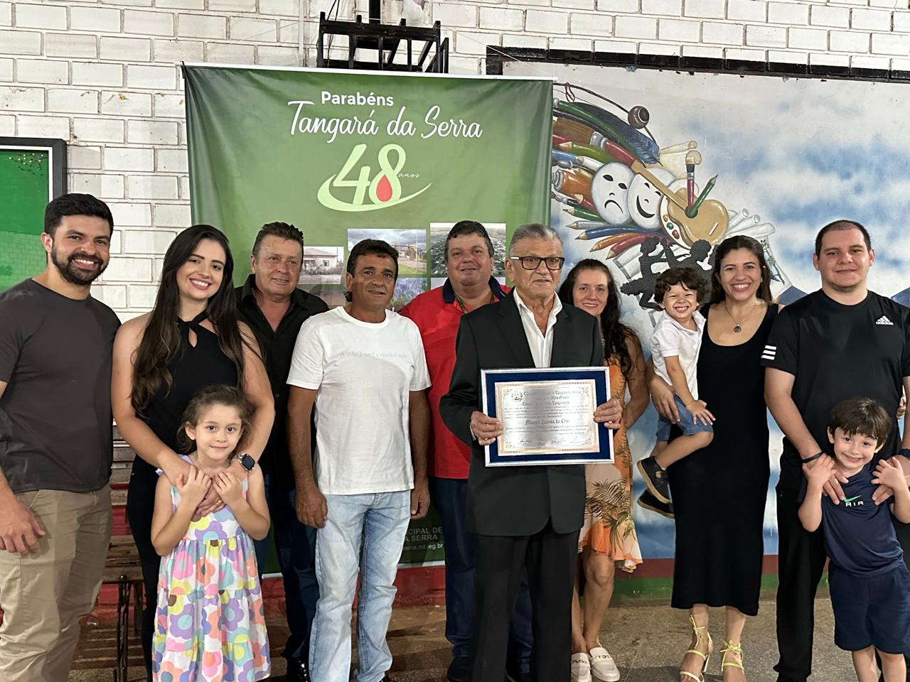 Câmara homenageia ilustre cidadão tangaraense com nome de rua no Jardim Rio Preto