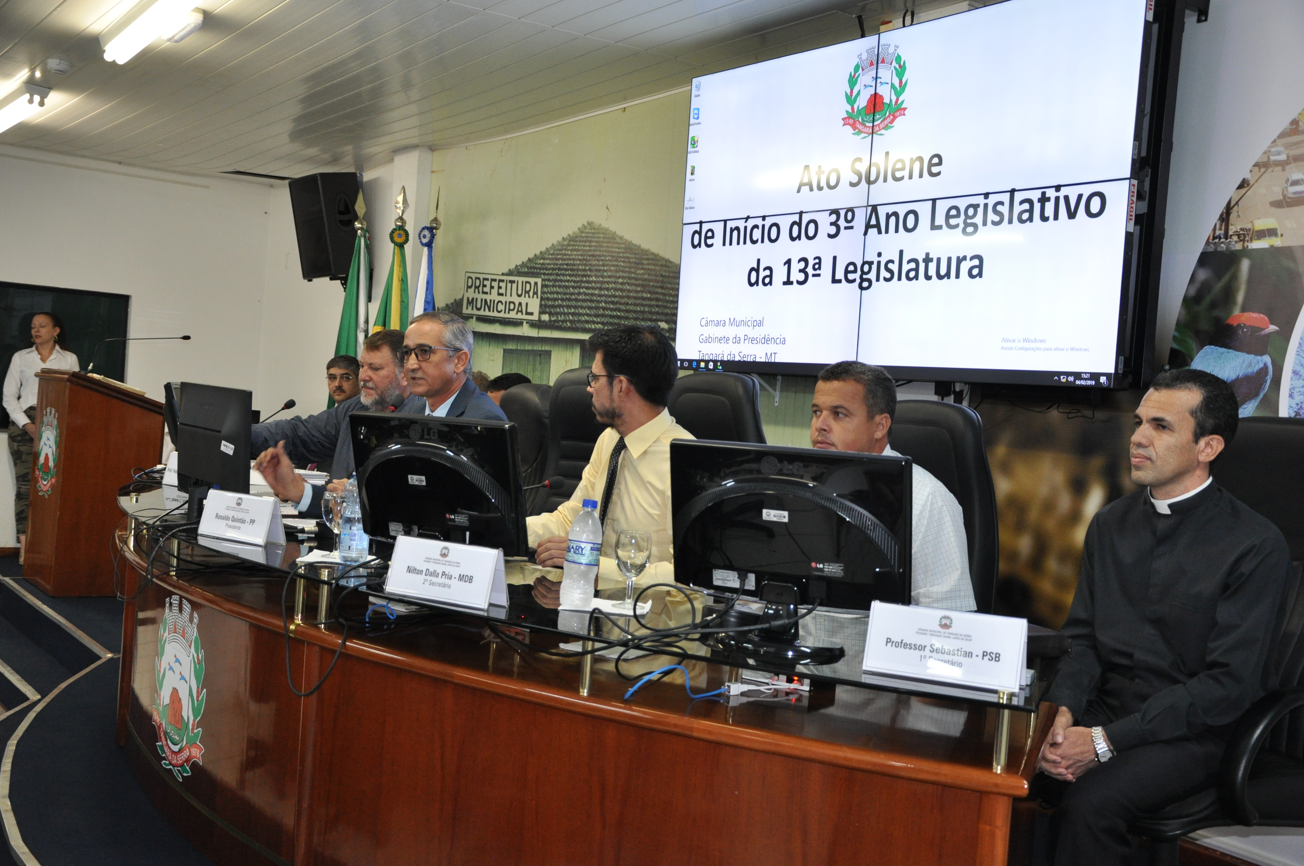 Cerimônia marca abertura dos trabalhos do 3º Ano Legislativo