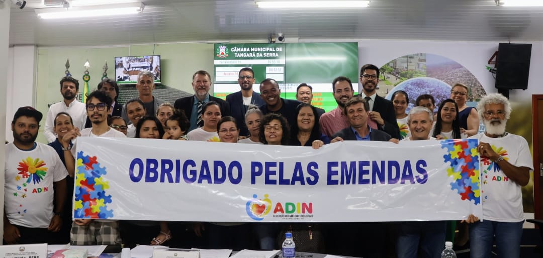 Coordenação da ADIN agradece apoio dos vereadores para a manutenção da entidade 