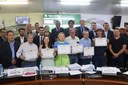 Diretoria do Lar do Idoso recebe moção de aplausos por serviços prestados à comunidade