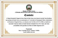 Em Sessão Solene, Câmara faz homenagem a pioneiros e personalidades