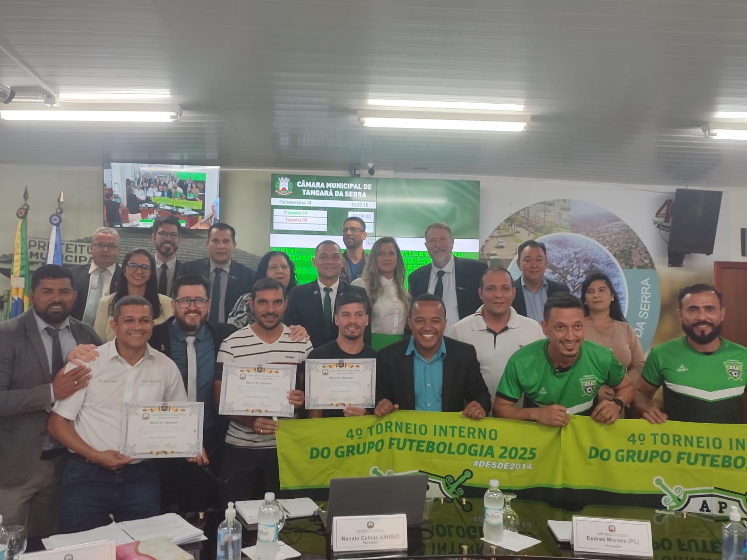 Parlamento Municipal concede Moção de Aplauso ao grupo Futebologia