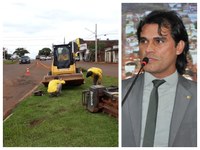 Rogério Silva comemora início de obras de iluminação com recursos de suas emendas