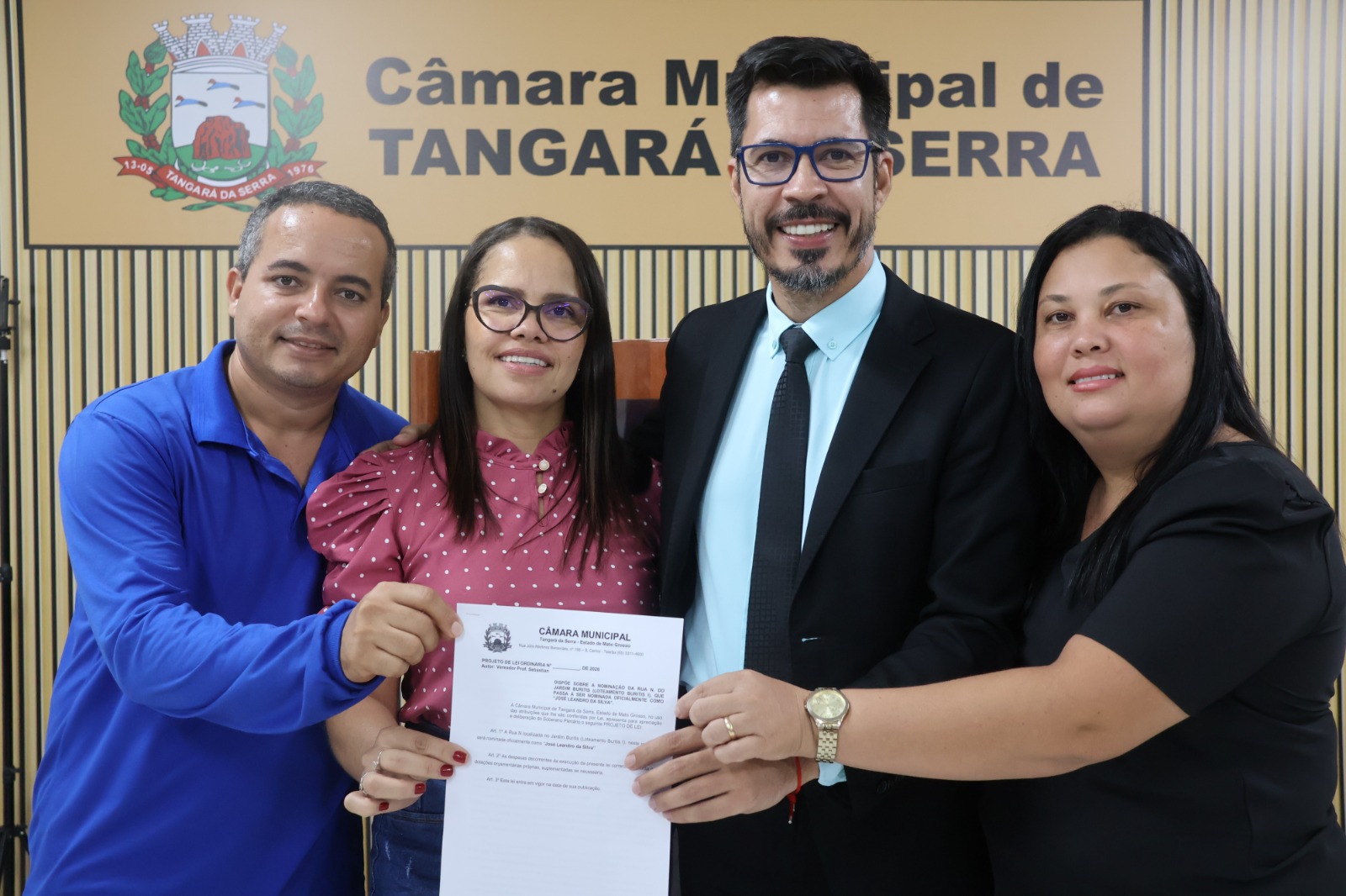 Rua José Leandro da Silva: Câmara homenageia pioneiro tangaraense com nominação de rua no Jardim Buritis