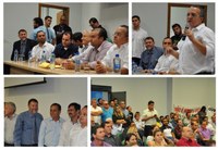 Vereadores acompanham governador em inaugurações