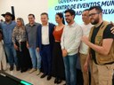 Vereadores participam da inauguração do Centro de Eventos enaltecendo o papel fiscalizador do Legislativo