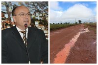 Wilson Verta defende pavimentação da estrada que dá acesso a Buritis e Jardim Bela Vista