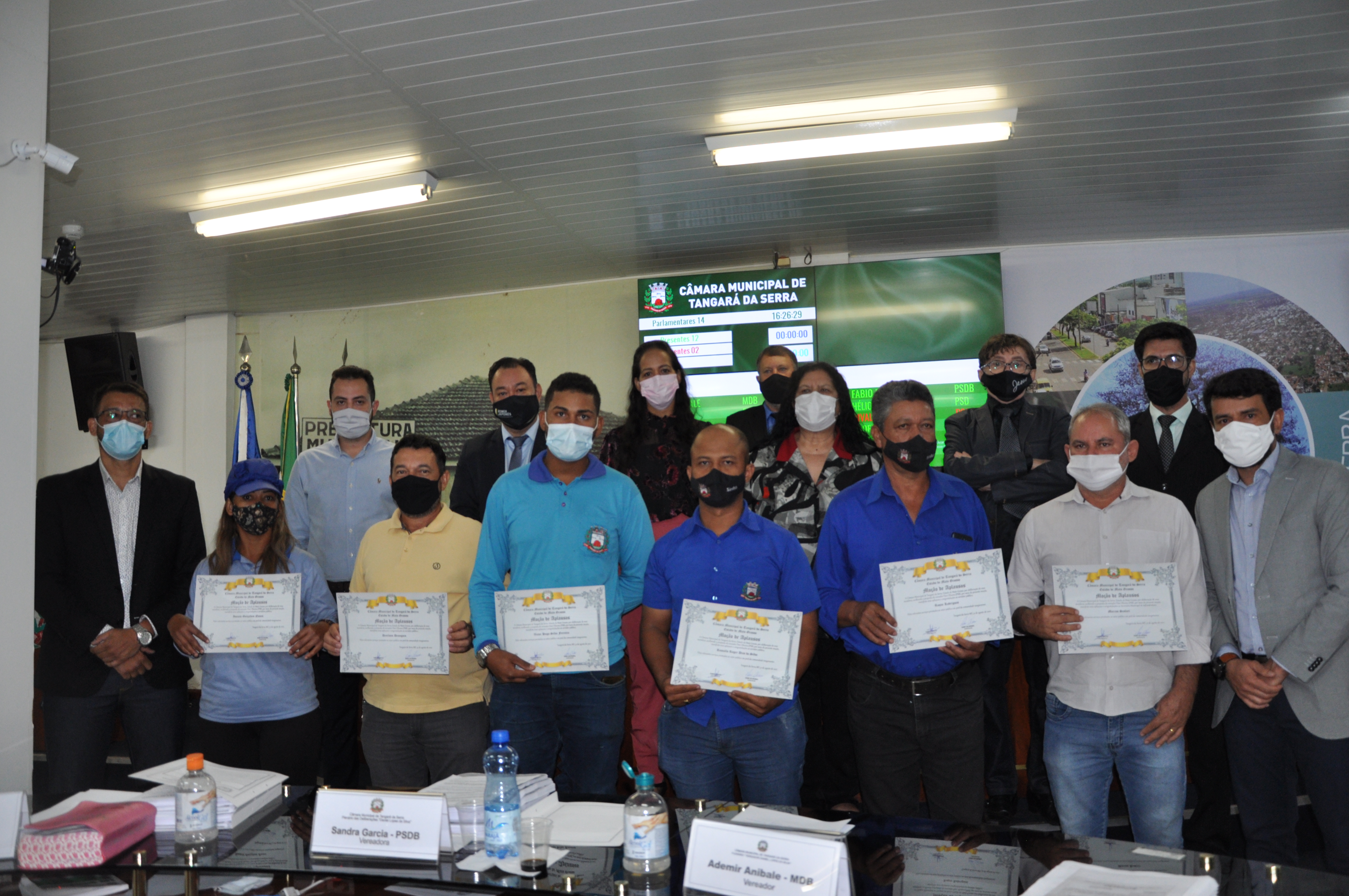 Legislativo homenageia servidores públicos da SINFRA, pelo trabalho e dedicação ao município 