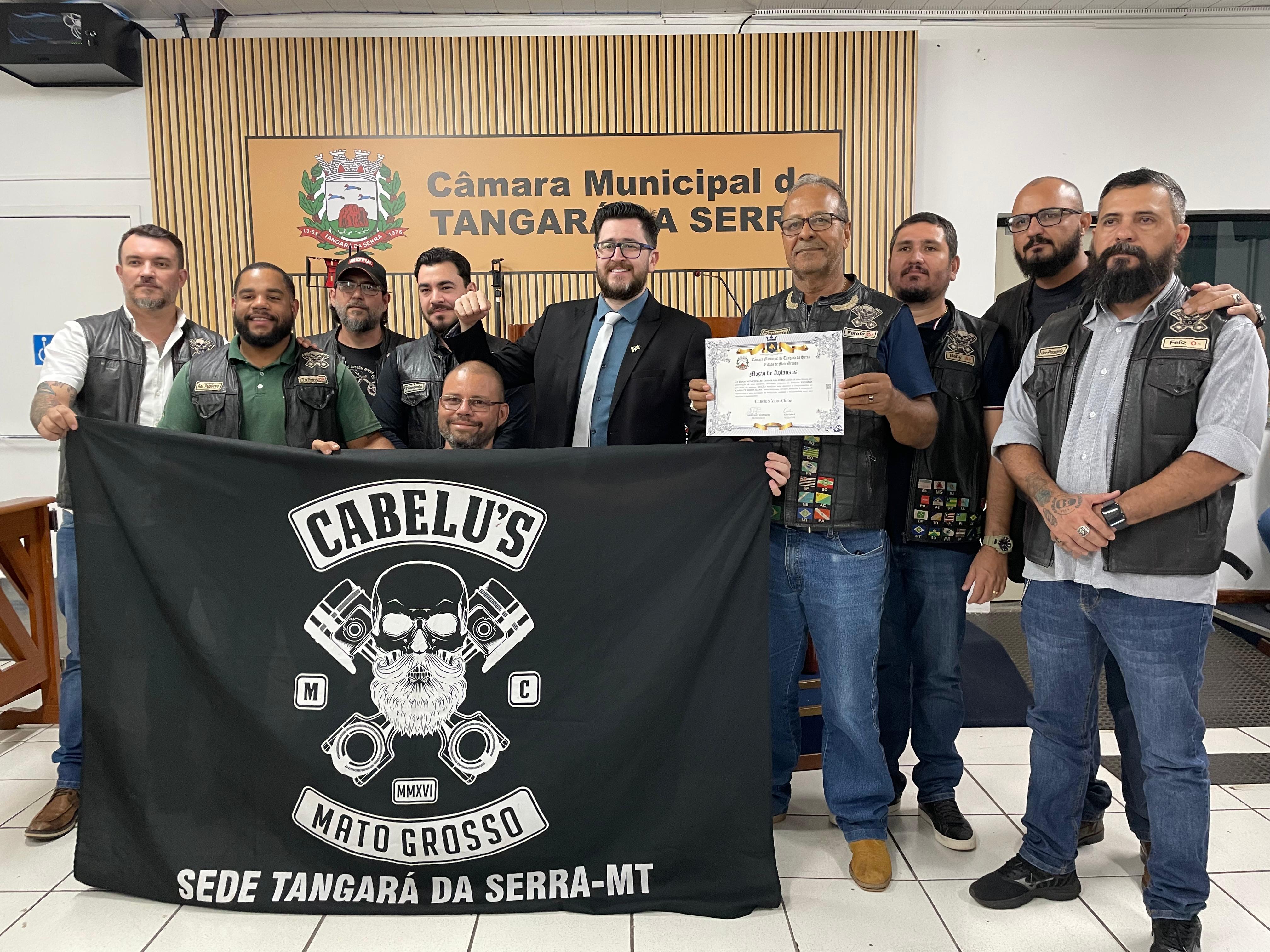 Moção : Legislativo reconhece trajetória e ações do Cabelu’s Moto Clube