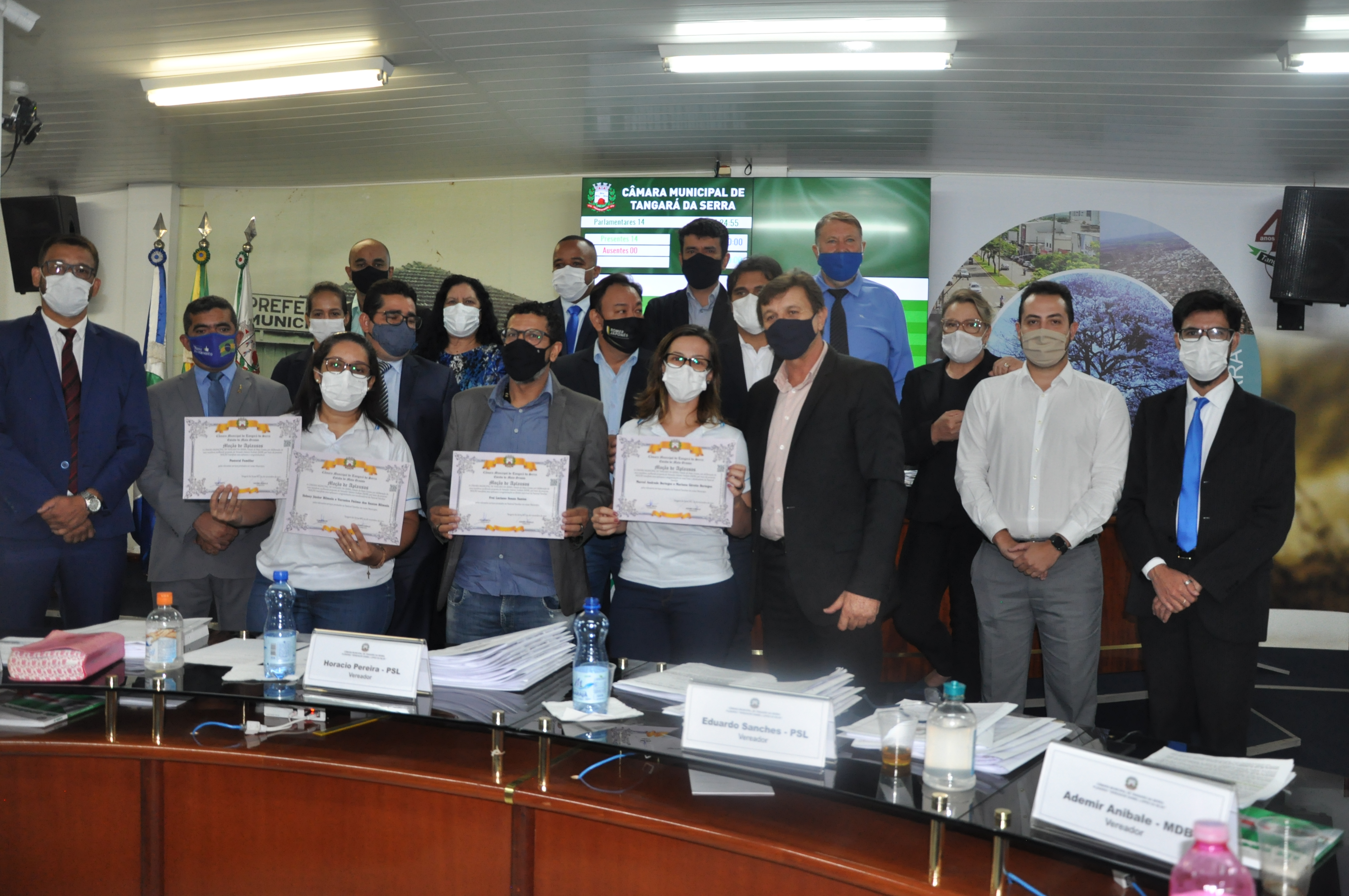 Pastoral Familiar é homenageada pela Câmara Municipal 