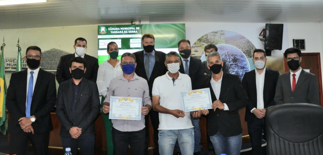 Servidores da SINFRA são homenageados pela Câmara Municipal 