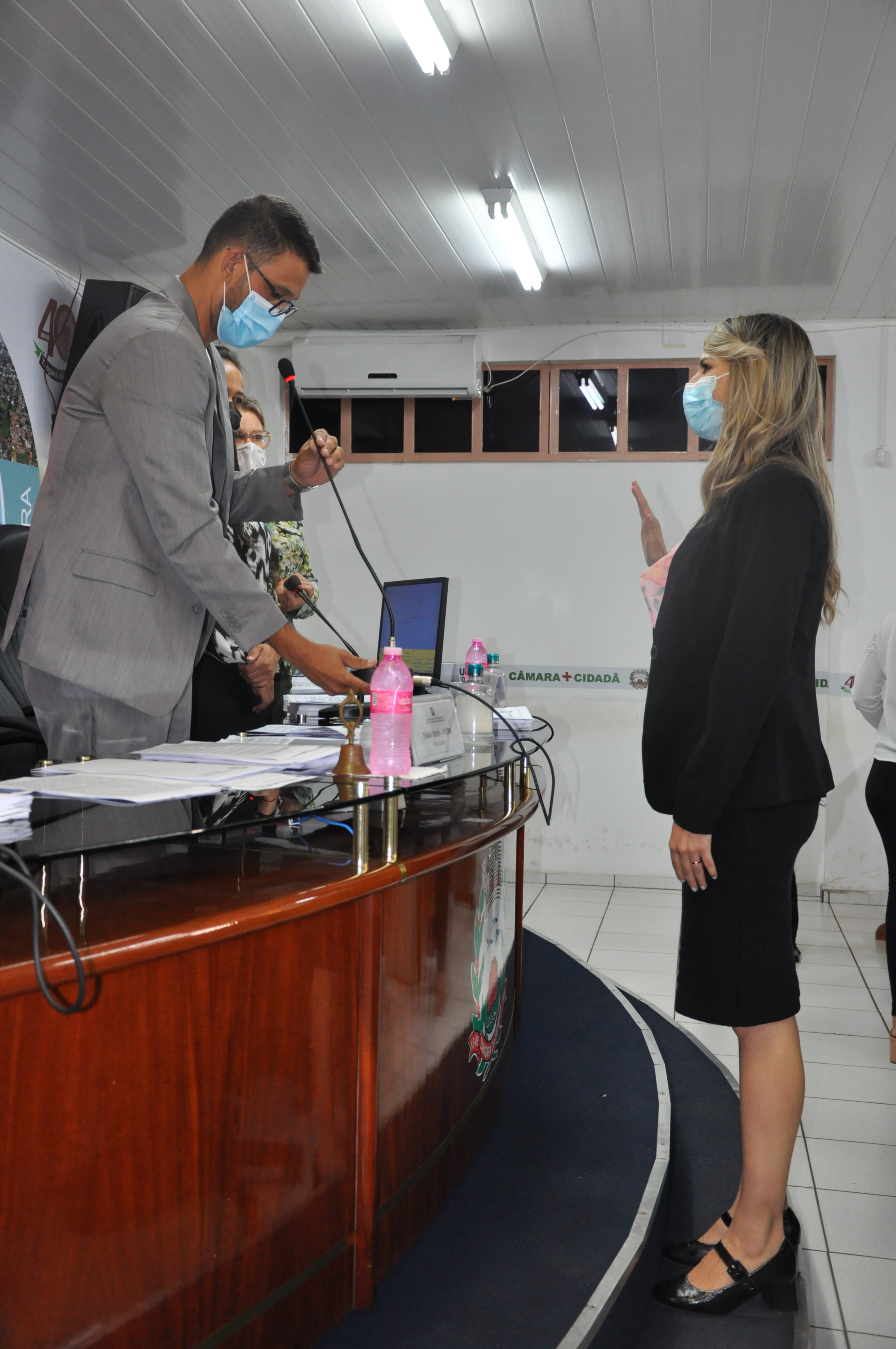 Tania Niclotte toma posse do cargo de vereadora por 30 dias 