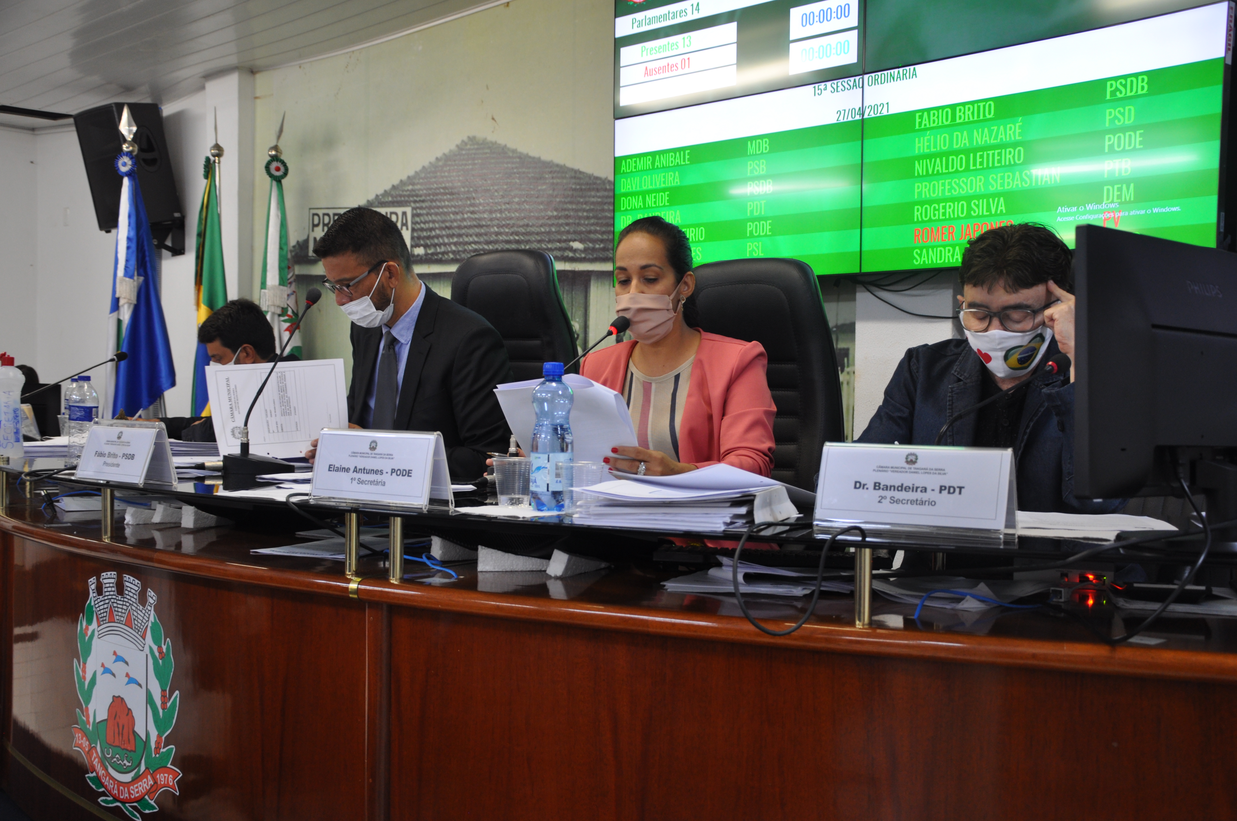 Vereadores liberam recurso de R$350 mil para a Secretaria Municipal de Administração 